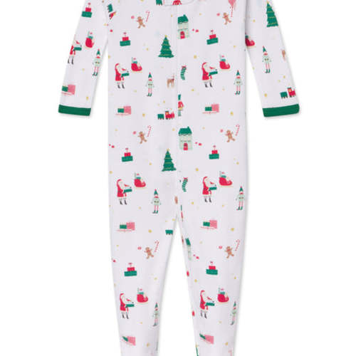 LAKE | Baby | Pima Cotton Pajamas | Holly Jolly Baby Sleeper