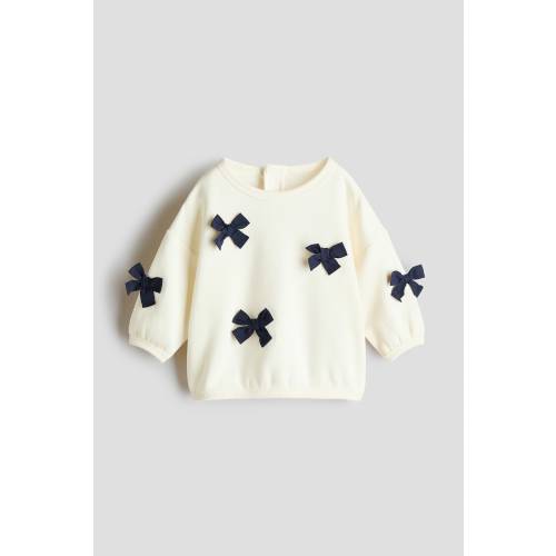 MOTIF-DETAIL SWEATSHIRT