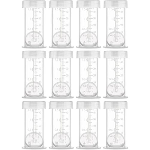 Maymom Colostrum & Storage Bottles Leak Proof Lids, Breastmilk Freezer or Refrigerator Storage, Made Without BPA; 12pc/pk
