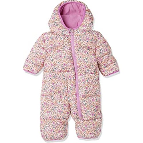 Amazon.com: Amazon Essentials Unisex Babies' Water-Resistant Winter Puffer Snowsuit for Boys and Girls, Ivory Delicate Floral, 3-6 Months : Clothing, Shoes & Jewelry