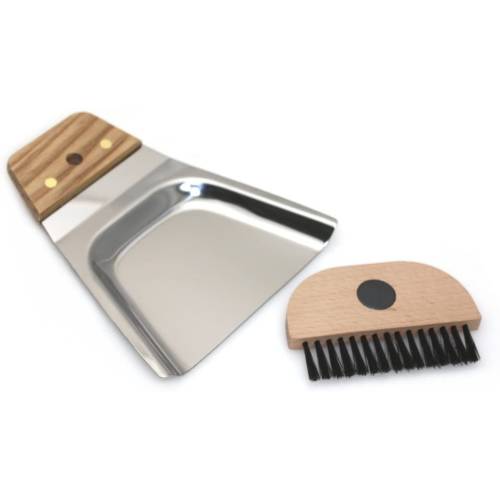 Cleaning: Magnetic Stainless Steel Dustpan & Whisk Brush Set Item# P01 | Montessori-n-Such