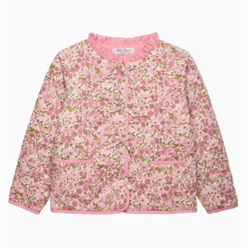 Poppy & Daisy Quilted Jacket, Pink Poppy &  Daisy - Trotters London | Maisonette