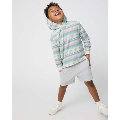 Swell Stripes Hooded Tee | Little Sleepies