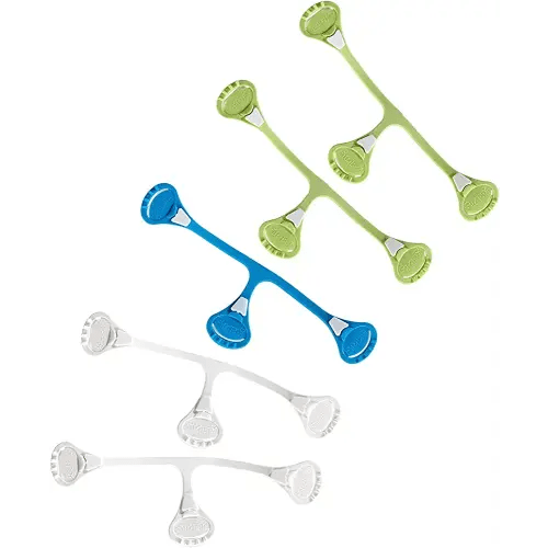 [Original 5-pack] Snappi Cloth Diaper Fasteners - Replaces Diaper Pins - Use with Cloth Prefolds and Cloth Flats