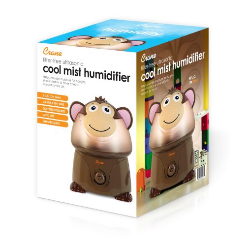 Crane Adorable Humidifier - Mya the Monkey | Crane USA - Crane USA