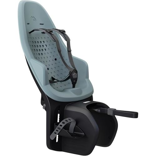 Thule Yepp 2 Mounted Child Bike seat, Adjustable footrests, 5-Point Harness and Easy to Mount Design