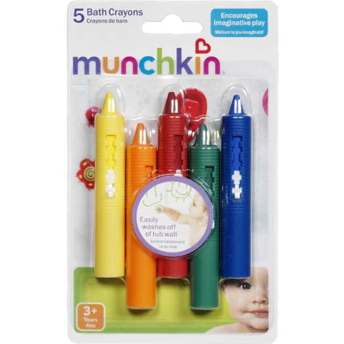 Munchkin Bath Crayons Set, 5 ea (Pack of 3)