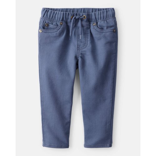 Baby Boy  Pull-On Slim Fit Pants - Navy - OshKosh B'gosh | Carter's