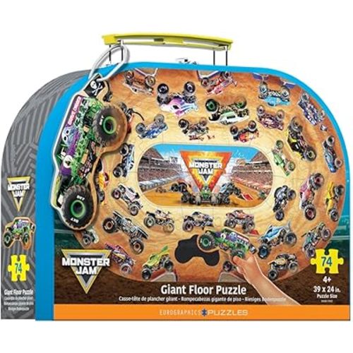 Monster Jam Giant Floor Puzzle