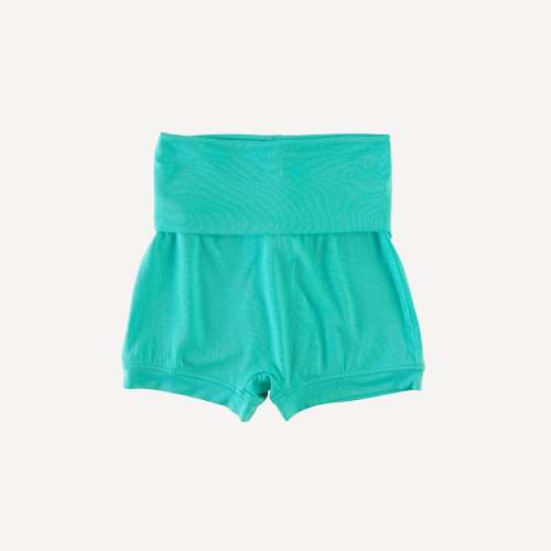 rollover short | ocean turquoise | bamboo