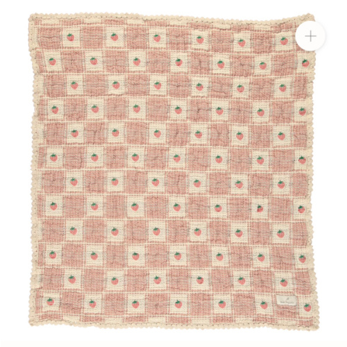 Strawberry Waffle Blanket