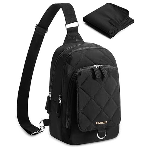 Mini Diaper Bag with Portable Changing Pad, Small Crossbody Diaper Purse with Wipe Pouch for Travel and Daily Use, Black (Empty Bag)