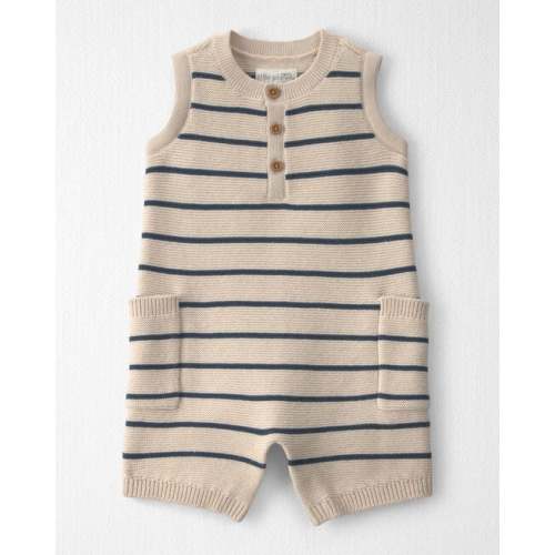 Baby Organic Cotton Knit Romper in Stripes - Little Planet | Carter's