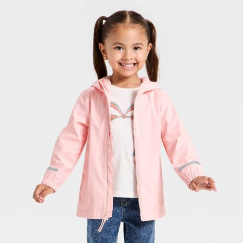 Baby Girls' Rain Jacket - Cat & Jack™ Light Pink 18M