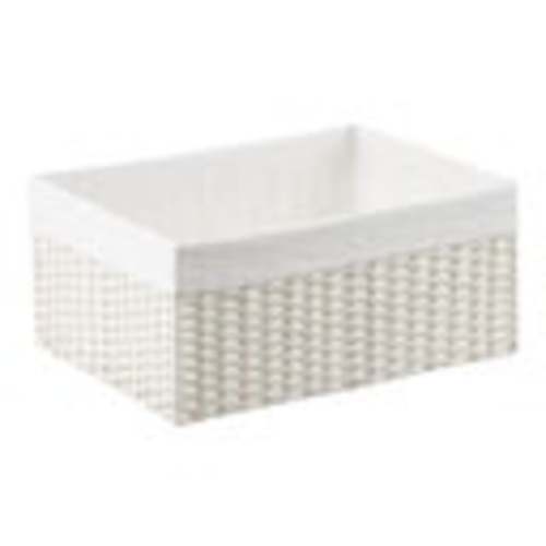 Montauk Woven Rectangular Storage Bins | Large - White