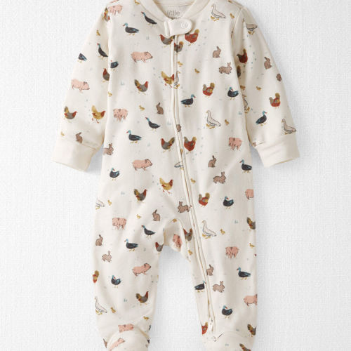 Baby Organic Cotton Sleepers in Farm Friends | Carter’s Oshkosh Canada