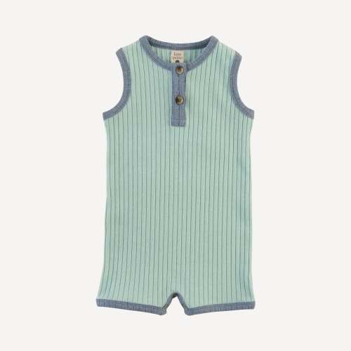 henley racerback shortie | surf spray | organic cotton wide rib