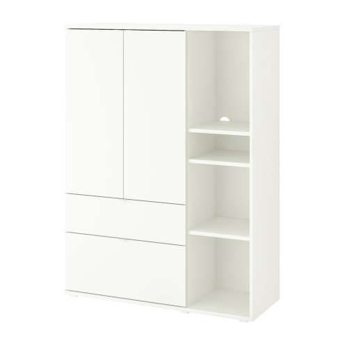 VIHALS Storage unit - white 105x37x140 cm