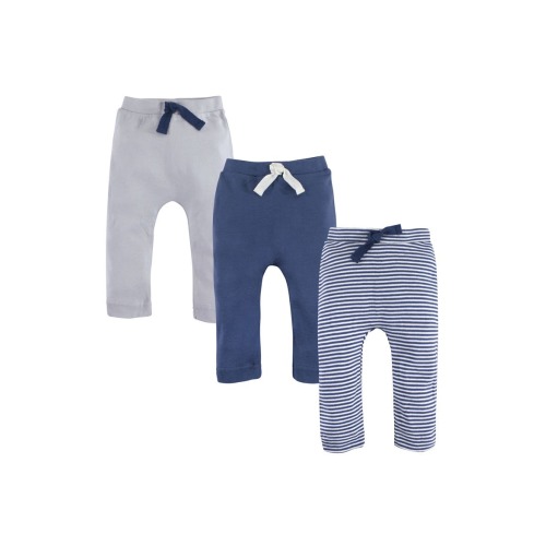 3Pk Organic Pants, 0-3M