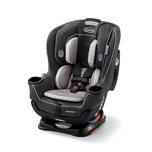 Graco Extend2Fit Convertible Baby Car Seat, Rear and Forward Facing, Adjustable Extension Panel for Extra Legroom, Redmond