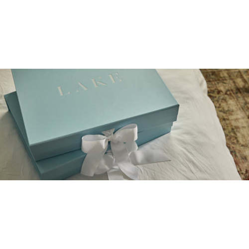 LAKE | Women | Pima Cotton Pajamas | English Rose Stripe Maternity Nightgown