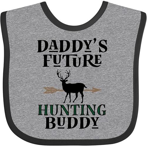 inktastic Daddy Future Hunting Buddy Baby Bib