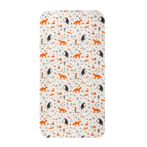 Redwood Rover Animal Forest 100% Cotton Crib Sheet | Wayfair