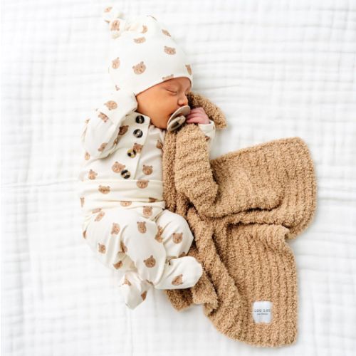 Teddy Newborn Hat Bundle (Top + Bottom)
