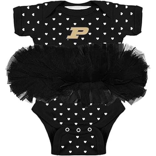 Two Feet Ahead Newborn Baby Girl Bodysuit Creeper Hearts Tutu Skirt Dress Sizes 0-3M 6M 12M