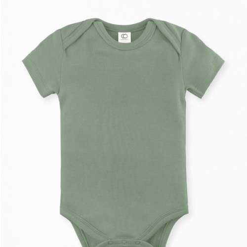 Colored Organics Short Sleeve Bodysuit | Thyme | 0-3 Months