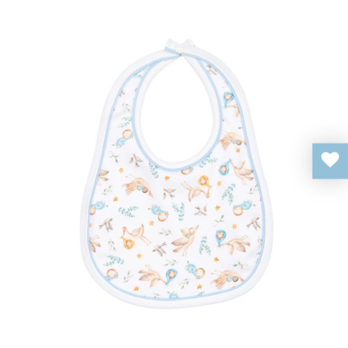 Magnolia Baby Boy Cherished Arrivals Bib - Blue by Luna and Arlo