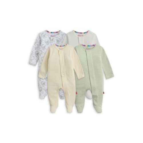 Unisex Footie Bundle, Pack of 4 - Baby