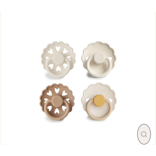 FRIGG Natural Rubber Pacifier - 4PK