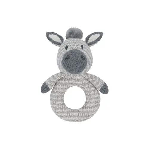Whimsical Knit Rattle - Zac Zebra