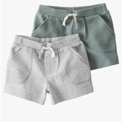 Little Planet by Carter's Unisex-Baby 2-Pack Shorts Made with Organic Cotton