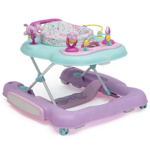 Little Folks by Delta Children Little 4-in-1 Discover & Play Musical Walker, Posies