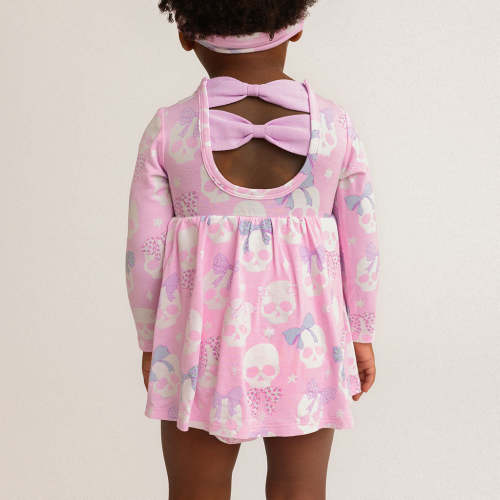 Ms. Kelly Bow Back Bodysuit Dress