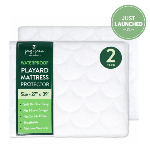 Waterproof Mattress Pad Cover Graco Pack n Play Playard – Joey + Joan | Baby Essentials