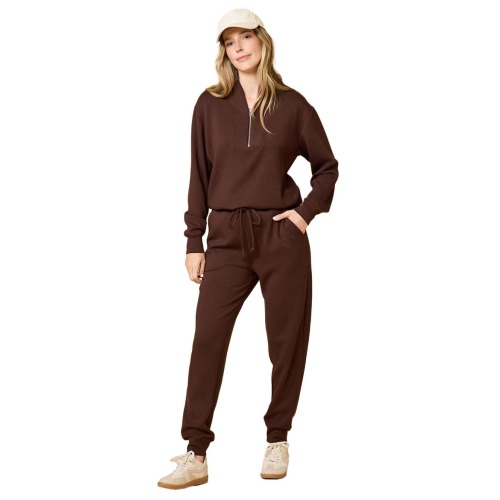 Athleisure DreamTech 1/4 Zip Jogger Set