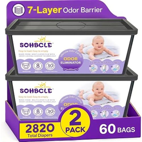 Refill Bags Fits Genie Easy Roll Signature & Platinum Diaper Pail