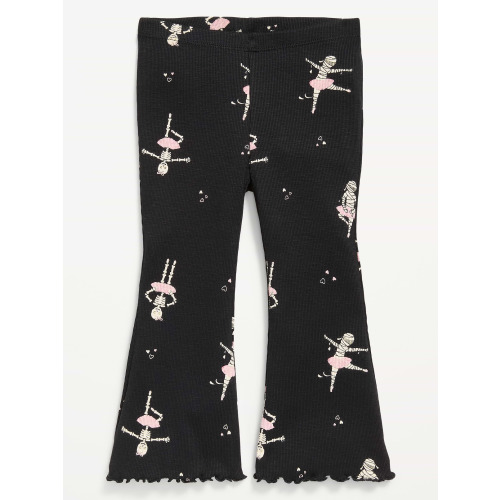 Ribbed Flared Leggings for Toddler Girls
