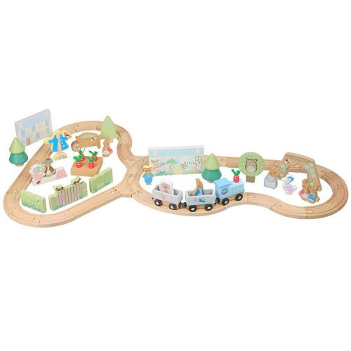 Orange Tree Toys Peter Rabbit Radish Express Wooden Train Set