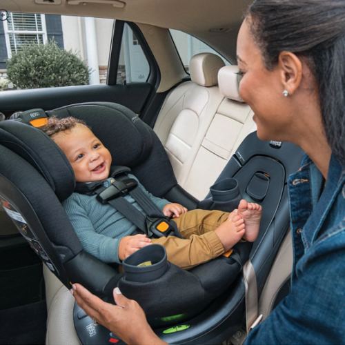 Chicco Fit360 ClearTex Rotating Convertible Car Seat - Obsidian