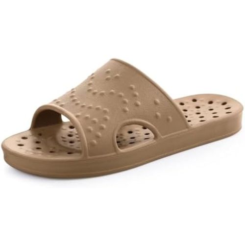 shevalues Shower Shoes for Women Men with Arch Support Quick Drying Pool Slides Lightweight Beach Sandals with Drain Holes