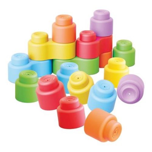 Quercetti Soft Stack Baby Bricks - 28 Pieces