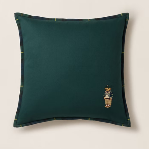 Highmoore Polo Bear Throw Pillow