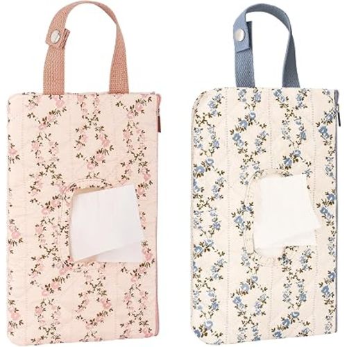 Eileithyia Wipe Dispenser Baby Wipes Dispenser Container Soft Quilted Baby Wipe Holder Portable Travel Diaper and Wipes Pouch Bag