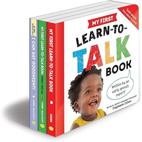 My First Learn-to-Talk 3-Book Bundle: Created by an Early Speech Expert!