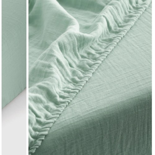 100% Organic Cotton Muslin Crib Sheet 3-Pack
