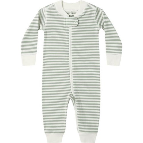 Stripe Organic Cotton Zip Romper